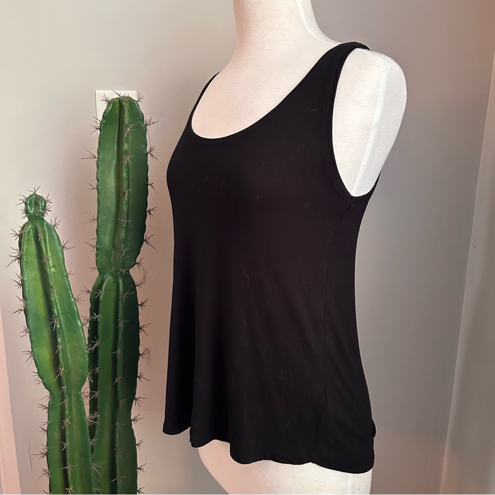 Relaxed fit black tank top - x-small EUC a new day XS